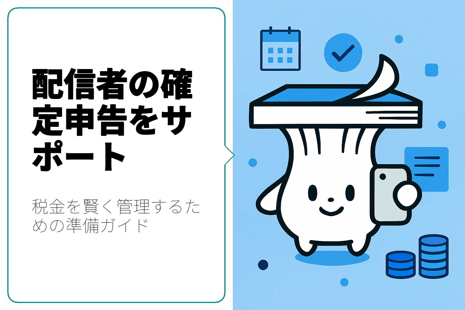 配信者が知っておくべき確定申告の準備ガイド